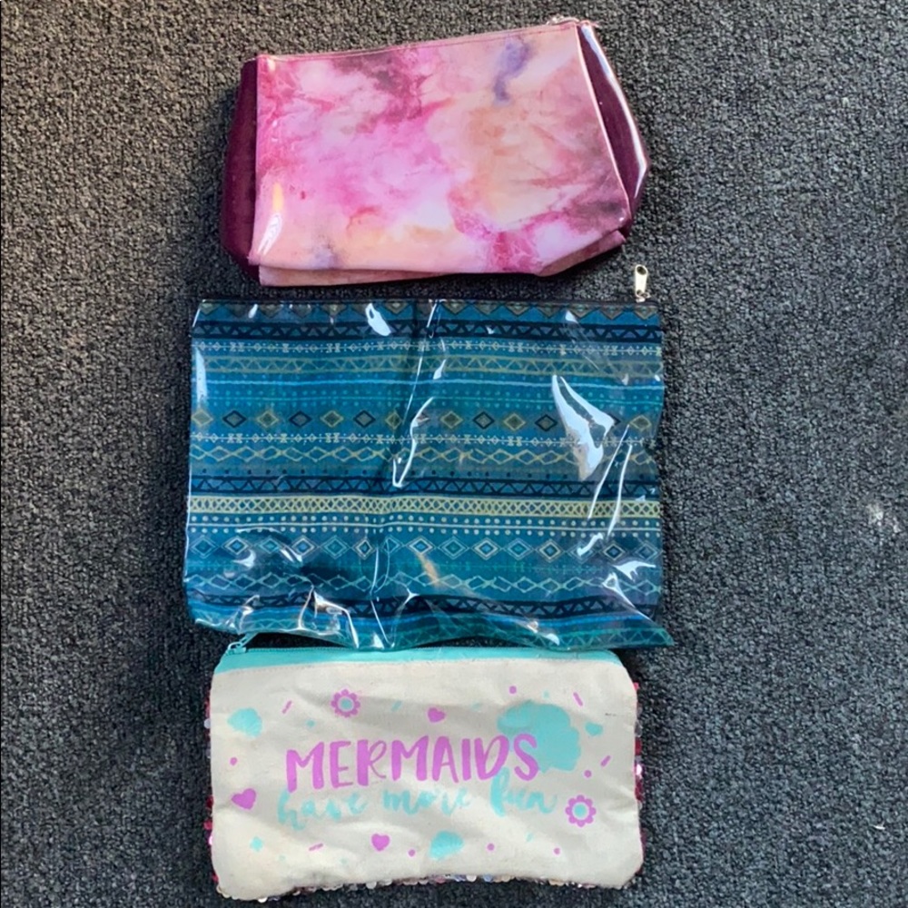 3 set cosmetics bag